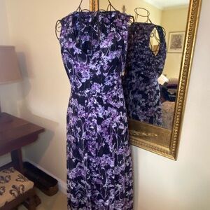 Floral Purple Dress